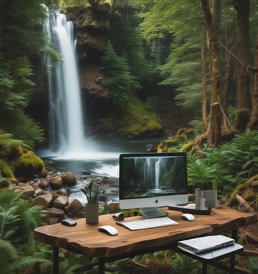 An uplifting image of a team collaborating on business solutions.