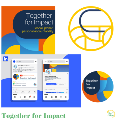 a selection of logos for podcasts