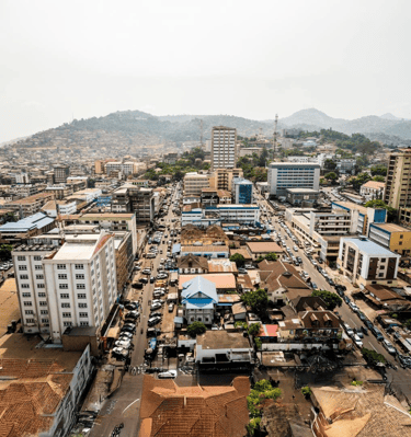 Photo showing Sierra Leone West Africa Central City