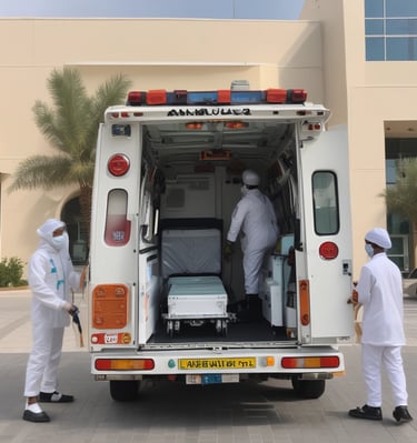 Ambulance in UAE for International patient