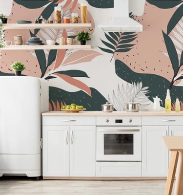 Empapelado vinílico cocina