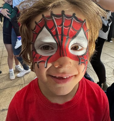 Pintacaritas, maquillaje artistico, Glitter