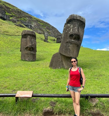 Paola Marisela, cultural anthropologist and life coach, during her world travels