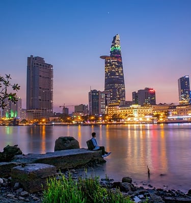 HO CHI MINH VILLE AVEC VUE SUR LA VILLE