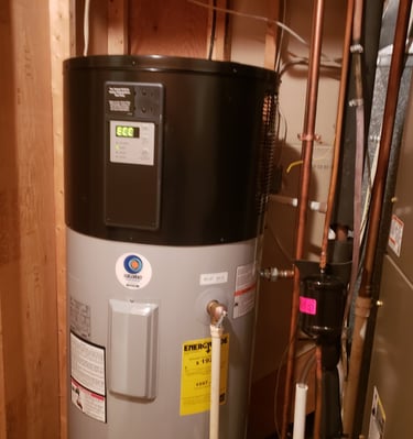 Hybrid electric heat-pump water heater replacement Rockville Maryland