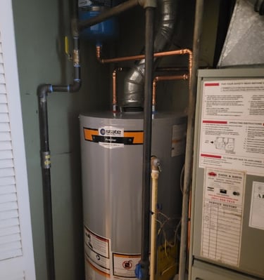 Gas water heater installation in Montgomery County MD by WaterHeatersNearMe.pro