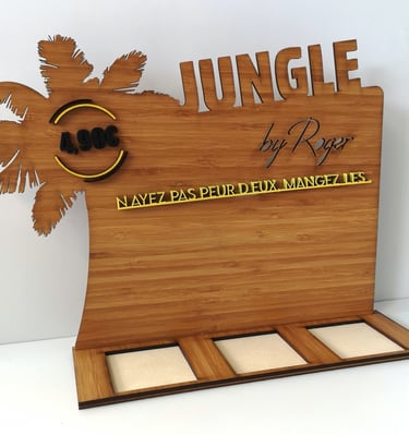 Trophée à la découpe laser