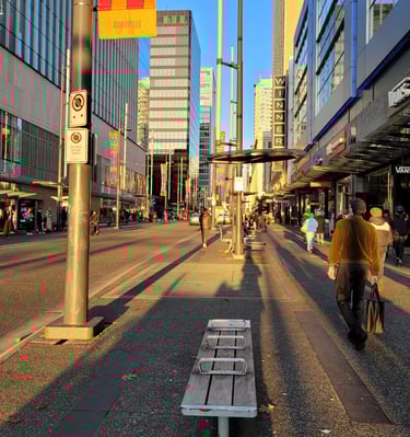 Granville Street, Vancouver! A lifetime of inspiration for songs!