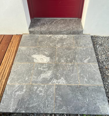 Aménagement extérieur, dallage en pierre