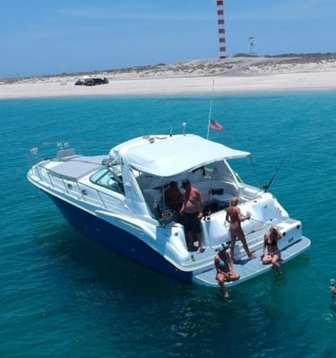 Sea Ray 47 yate Cabo San Lucas Rear