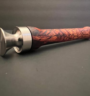 Stunning Cocobolo bottle opener with stainless steel hardware