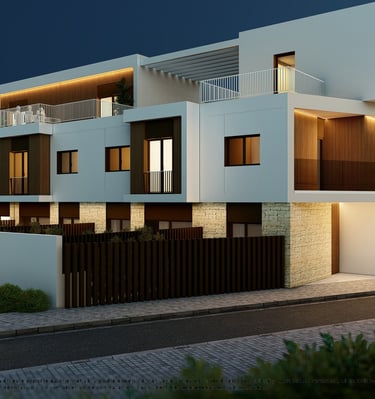 a modern house with a modern design