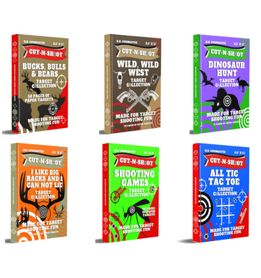 a variety of books on display in a row
