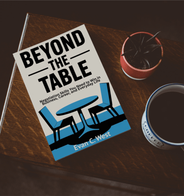 a book cover of beyond the table