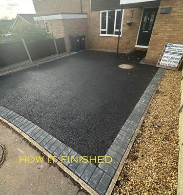 After image of a driveway in Bedford