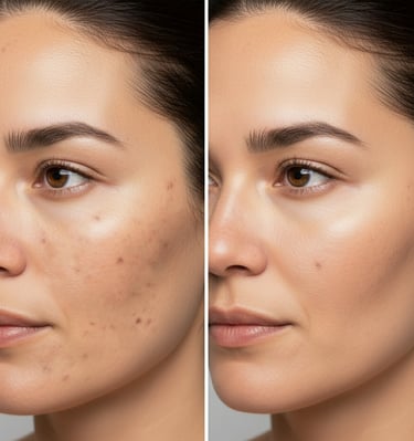 Peeling, anti manchas, piel rejuvenecida, imperfecciones