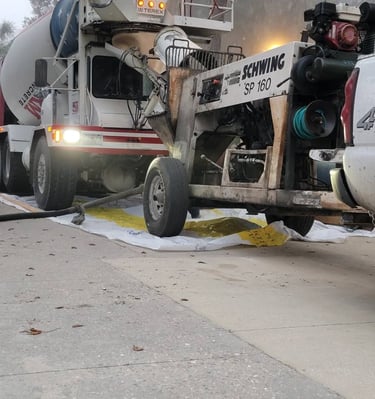 Schwing SP 160 concrete pump