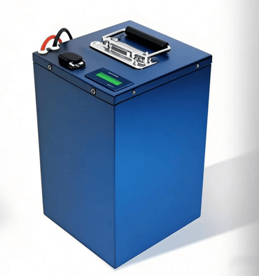 60 volt lithium battery pack in metal case