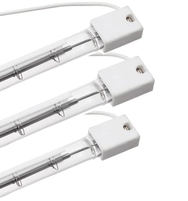 Clear heating tube with wire connect products show wit