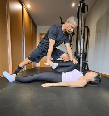 Alongamento com um personal trainer em Braga em domicílio