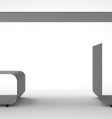 Bapsule : Interior space with minimalistic furniture setup.