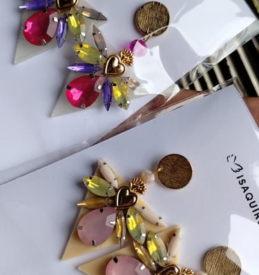 Aros Milagritos Rosa