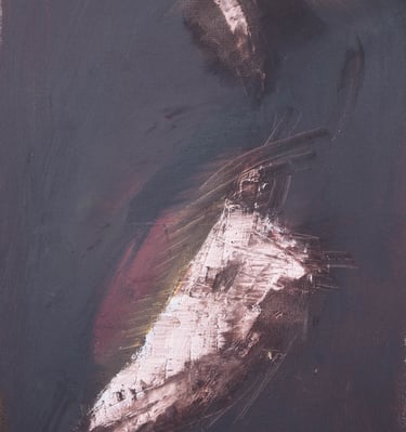 FADO series  I. / Sold /300euro/2021/ 70x50/Acrylic painting, mixed media
