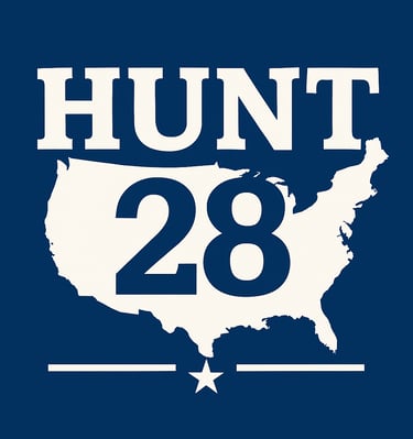 Hunt for President 2028 logo