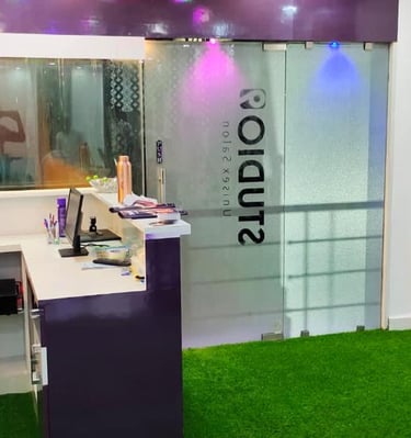 Clean and modern beauty treatment rooms in unisex spa Ambattur