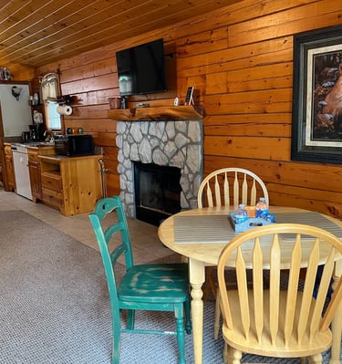 Cabin dining area