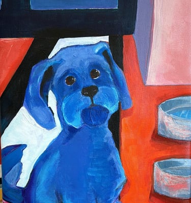 Something Missing? - acrylic on canvas