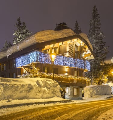 chalet sous la neige Montgenevre