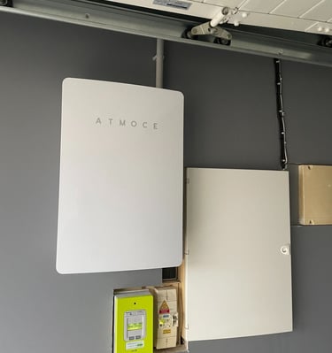 Installation de panneaux photovoltaïques réalisée par la société ALSUN ENERGY