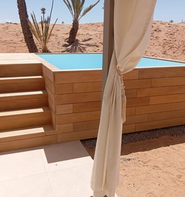 mini piscine hors sol en bois