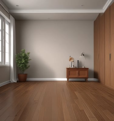 A vibrant hallway adorned with decorative tiles.