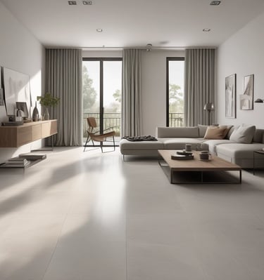 A beautifully designed living room featuring premium flooring.