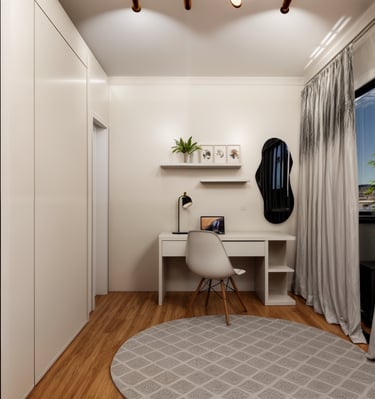 Quarto mesa de estudo