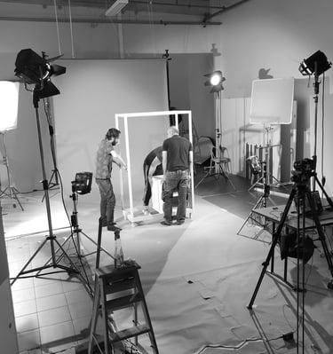 Plateau de tournage pour orchestra