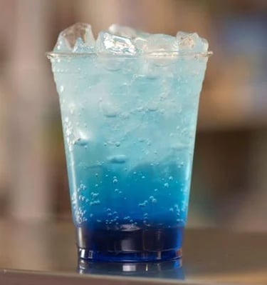 blue soda
