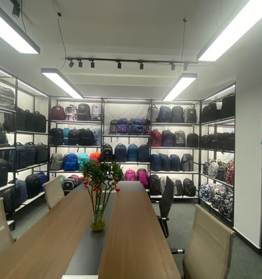 backpacks show room