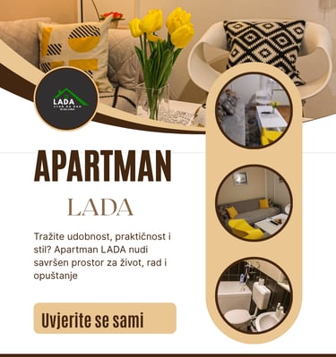 a flyer for a apartment in a hotel