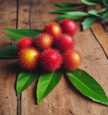 Whole coconut with a cracked shell exposing white coconut meat inside.