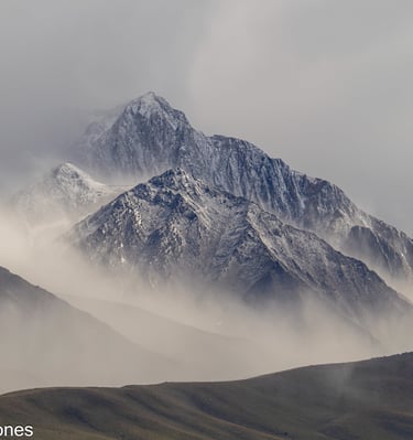 The iconic Mt. Morrison near Mammoth Lakes, CA