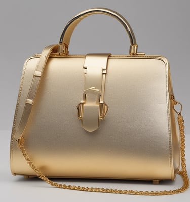 Close-up of elegant accessories displayed on a wooden table.