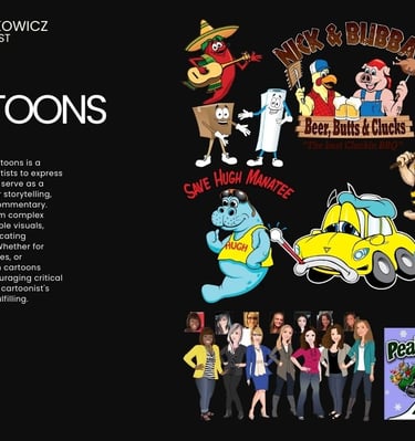 custom cartoon artist, freelance cartoons, cartoon art