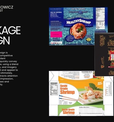 Package design artist, freelance package designer