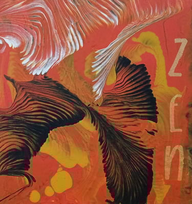 Ailée ZEN - Peinture acrylique - 2024