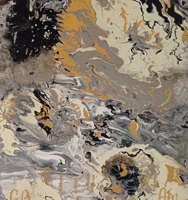 Go with the Flaw -130€ -  Peinture acrylique 60X80  - 2024