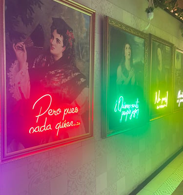 CUADRO CON NEON FLEX