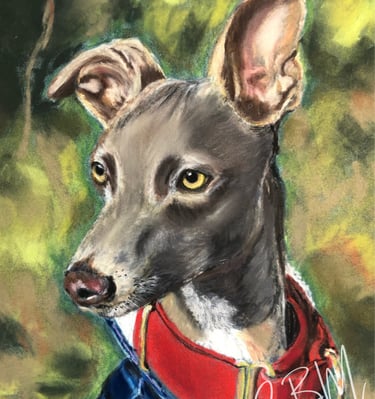 CBM Art dog in winter coat